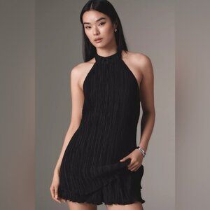 NWT Size 10 - By Anthropologie Halter Plissé Romper (NWT US$ 138)